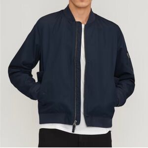 NWT‎ Everlane The Bomber Jacket Uniform Navy Blue Medium